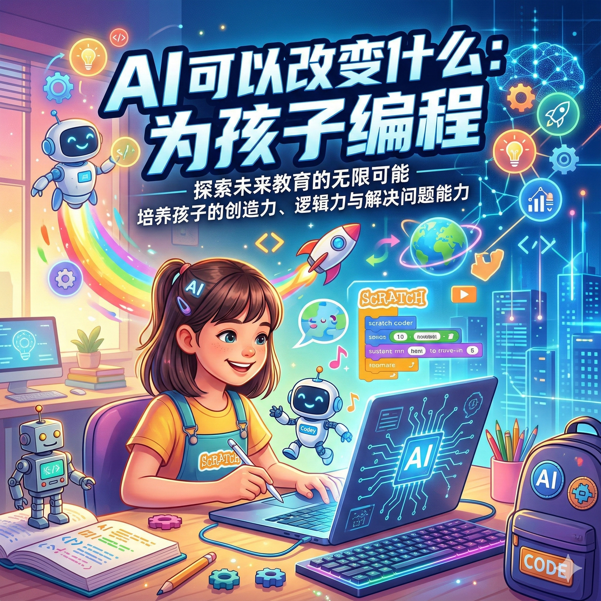 AI可以改变什么：为孩子编程