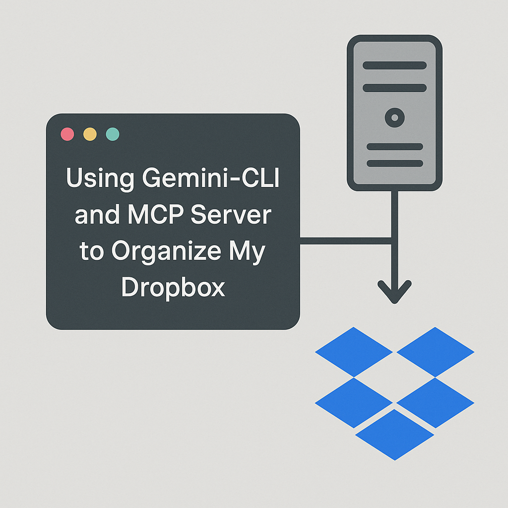 Using Gemini-CLI and MCP server to organize my dropbox